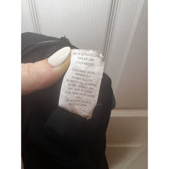 Women’s Two Tone Division Pants Black Wish Aus 10 Small Leggings Dress Pants - Picture 8 of 8